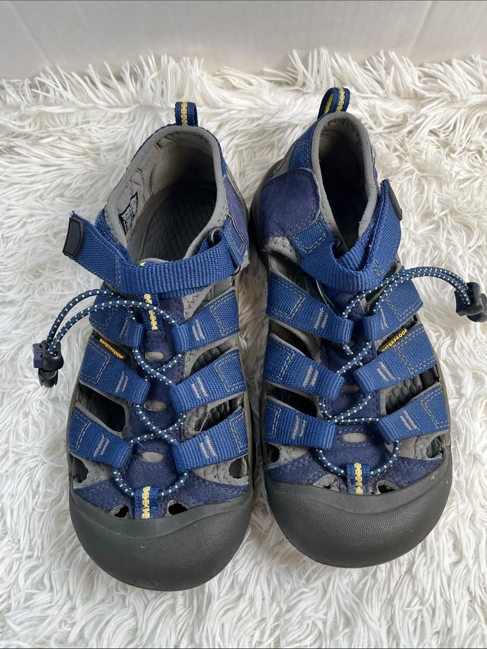 Keen Navy Blue Youth Closed-Toe Outdoor Sandals